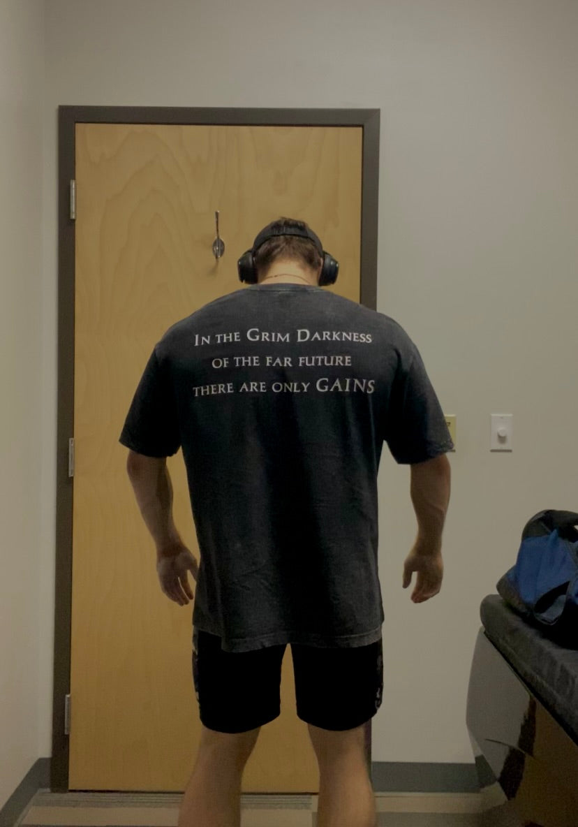 Charcoal XL Oversized Pump Cover Tee