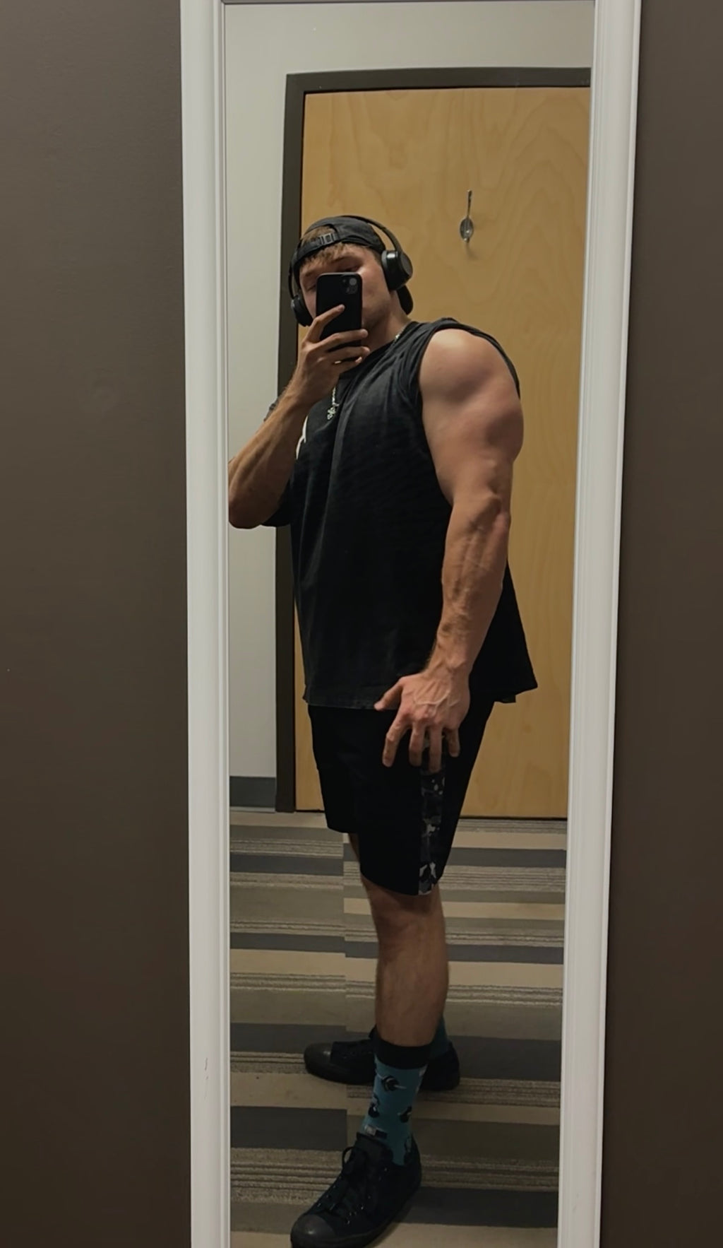 Charcoal XL Oversized Pump Cover Tee