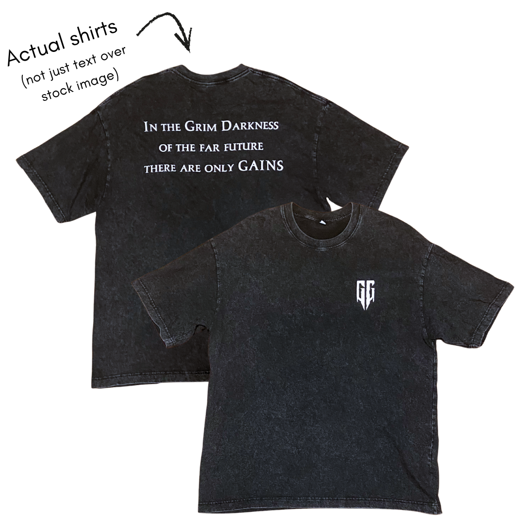 Charcoal XL Oversized Pump Cover Tee